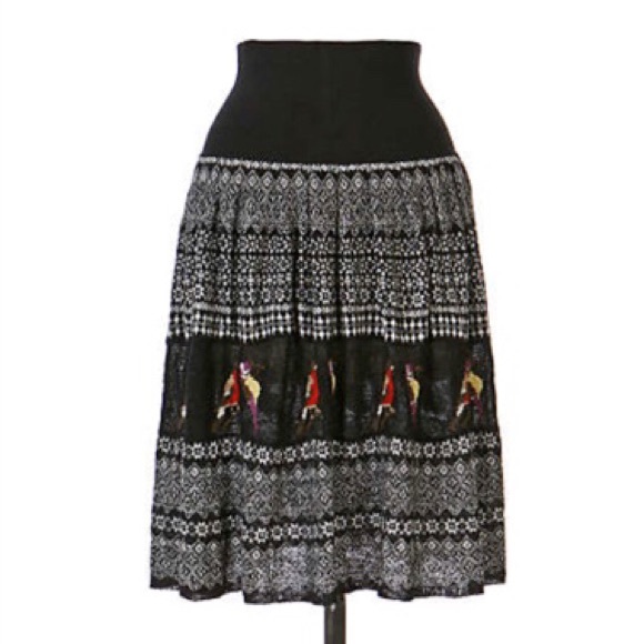 🎉HP🎉 Anthro Bird Fairisle Sweater Skirt by Moth - Picture 4 of 7